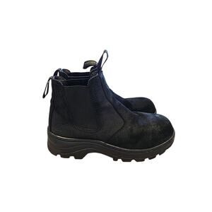 Skechers Workshire Black Leather Women's Workboots. Size 9
